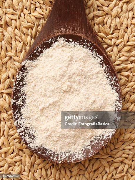 barley flour - barley stock pictures, royalty-free photos & images