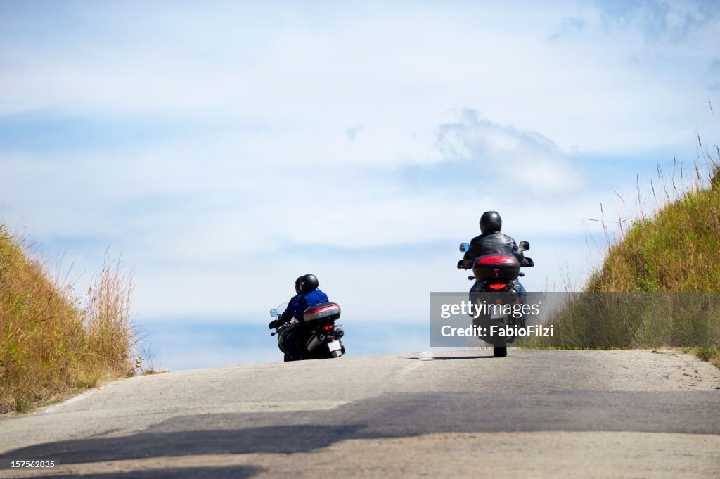 Motorrad auf der Straße