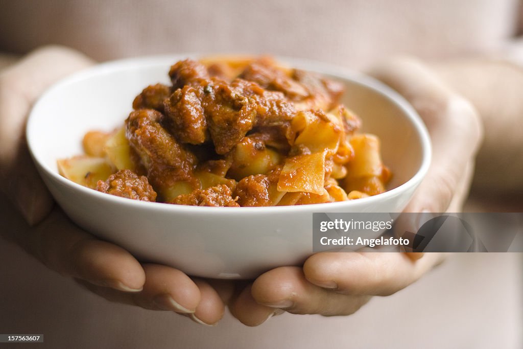 Pappardelle With Boar Ragout