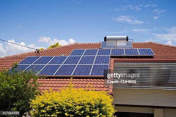 alternative energy australia - solar equipment stock pictures, royalty-free photos & images