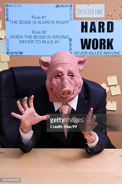 the boss is angry - rich fury stockfoto's en -beelden