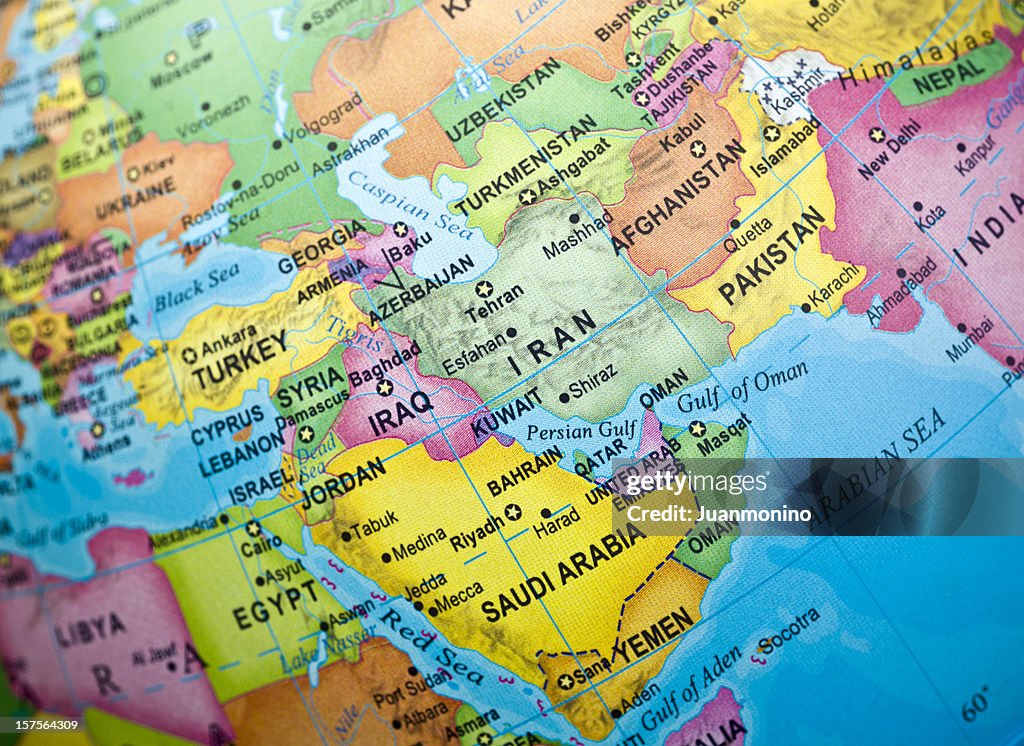 Iran and surrounding countries