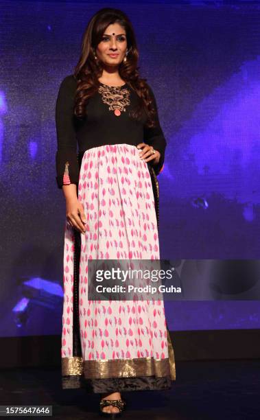 Raveena Tandon attends the launch of Hindi entertainment channel 'Sony Pal' on August 06, 2014 in Mumbai, India