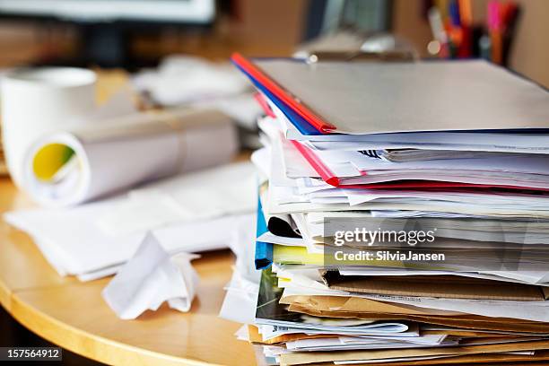 772 Messy Stack Of Papers Stock Photos, High-Res Pictures, and Images ...