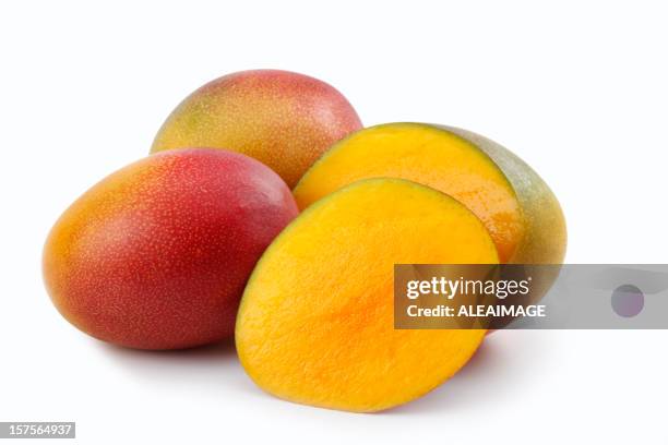 mango - half full stock pictures, royalty-free photos & images