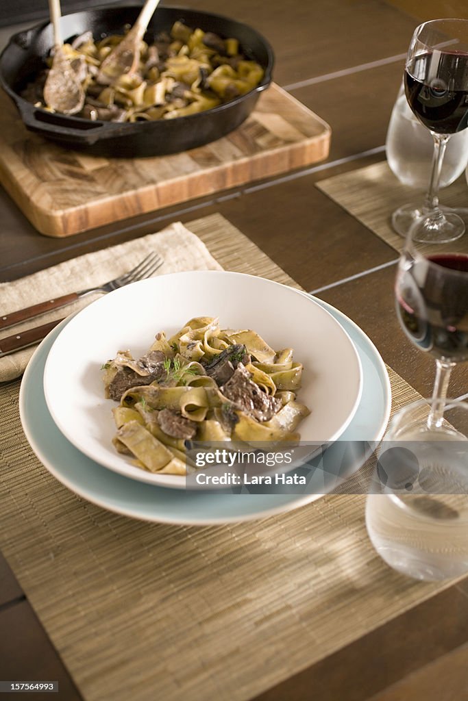 Beef stroganoff