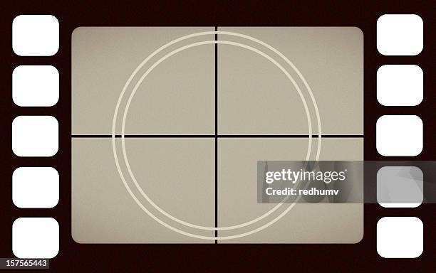 vintage film leader count blank - movie film reel stock pictures, royalty-free photos & images