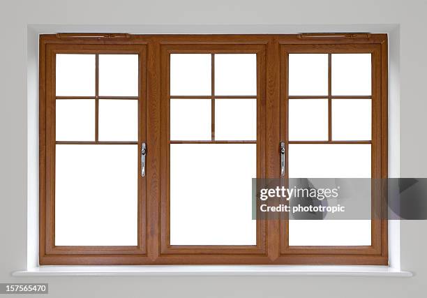 vidrio ventanas de caoba, dos camas dobles - marco de ventana fotografías e imágenes de stock