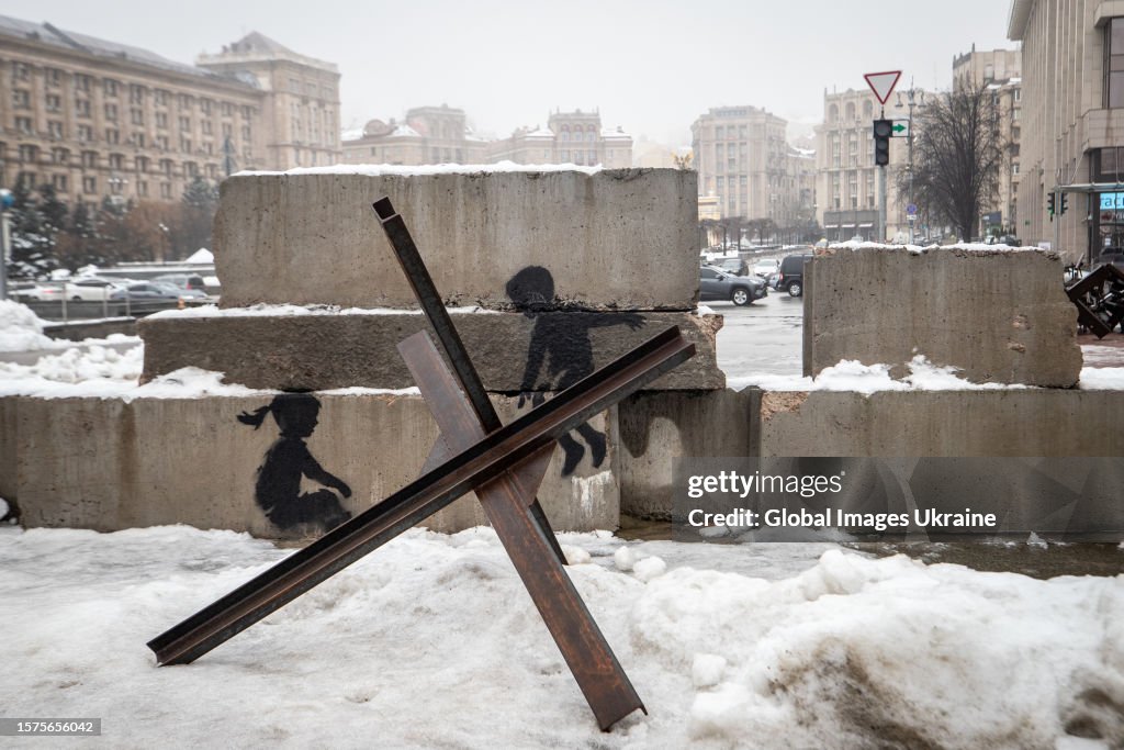 Street Art On Maidan Nezalezhnosti In Kyiv