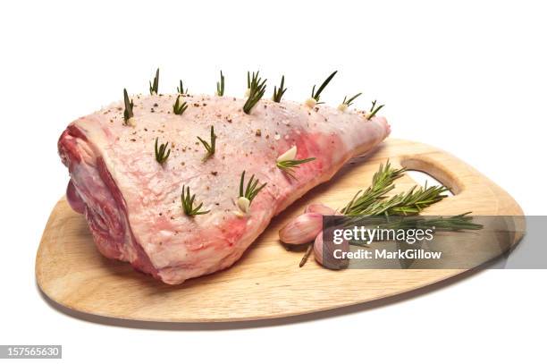 leg of lamb - leg of lamb stock pictures, royalty-free photos & images