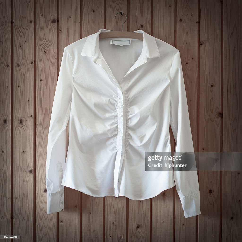 White Business Blouse