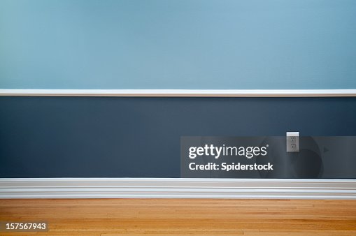 Empty Room With Wall Plug Empty Room With Wall Plug