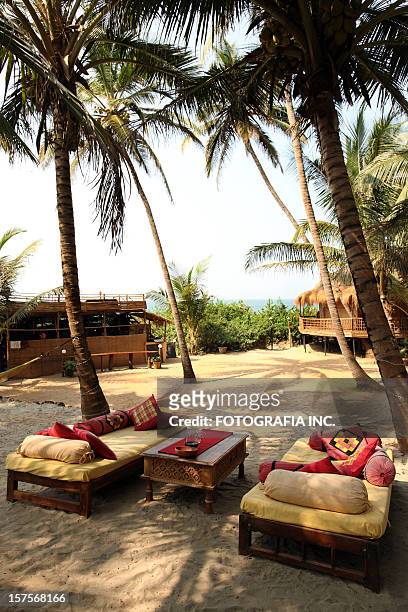 beach resort in goa - goa resort stock pictures, royalty-free photos & images