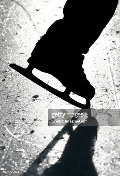 figure skate - figure skating rink stock pictures, royalty-free photos & images