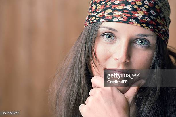 intensive hippie porträt (xxxl - 1970's long hair stock-fotos und bilder