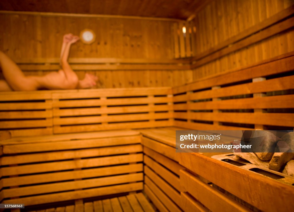 Relaxing sauna