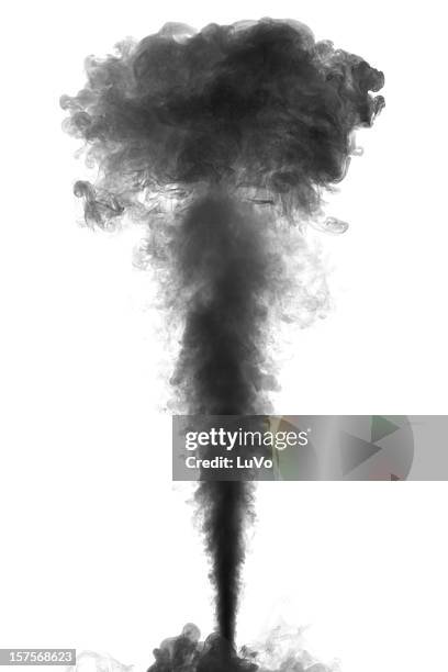 smoke stream - ash cloud stock pictures, royalty-free photos & images