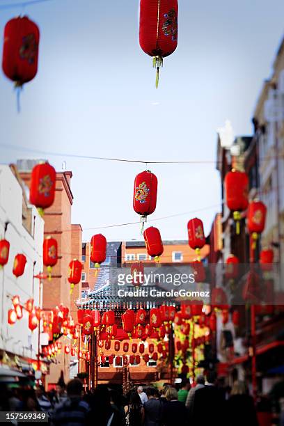 china town chinese new year - china town stock pictures, royalty-free photos & images