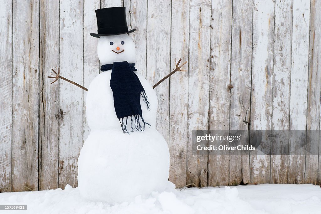 Traditional Snowman.