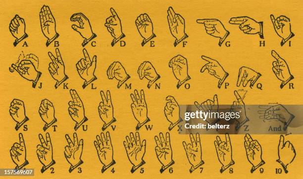 sign language - careless stock illustrations