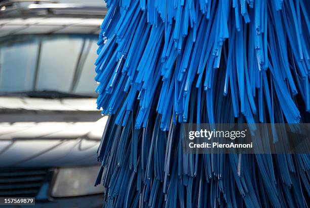 car wash brush - carwash stock pictures, royalty-free photos & images