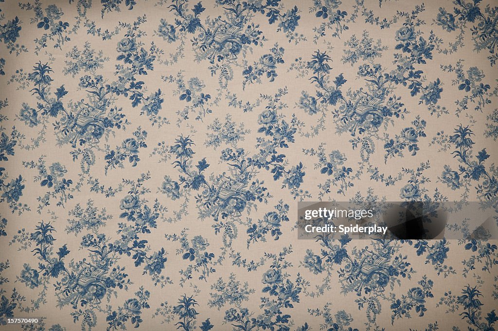 Tecido antigo Turnsberry Toile de Jouy Médio