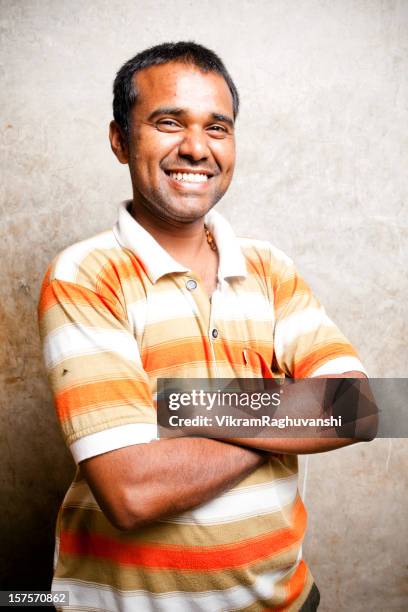 cheerful rural indian young adult - the one man village stock pictures, royalty-free photos & images