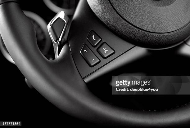 modern steering-wheel - truck turning stock pictures, royalty-free photos & images