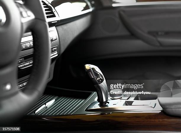 luxury car interior - auto cockpit stock pictures, royalty-free photos & images