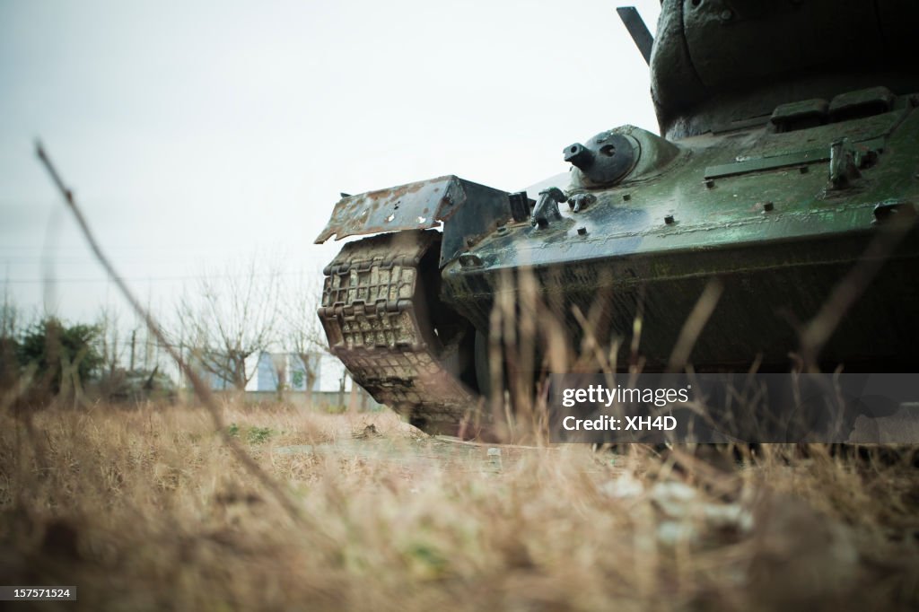 Abandoned tank