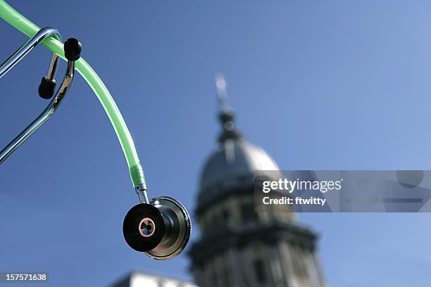 national healthcare - illinois state capitol stock pictures, royalty-free photos & images