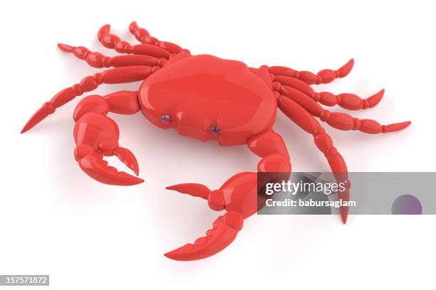 red crab - crab meat stock pictures, royalty-free photos & images