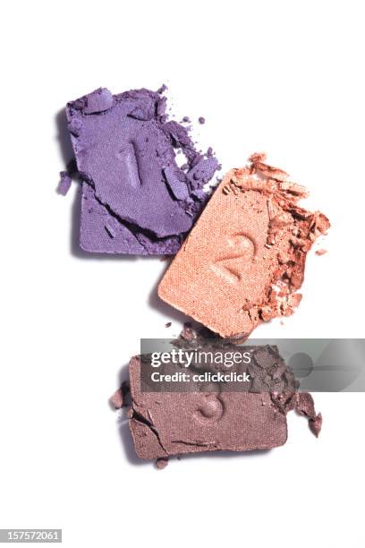 crushed eye shadows - number 2 stockfoto's en -beelden