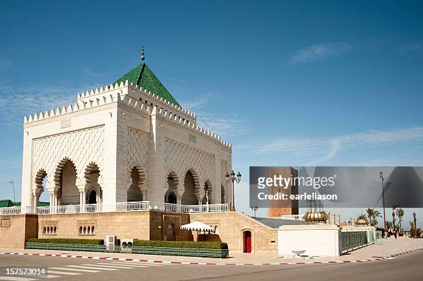 mausoleum of mohammed v - rabatt stock pictures, royalty-free photos & images