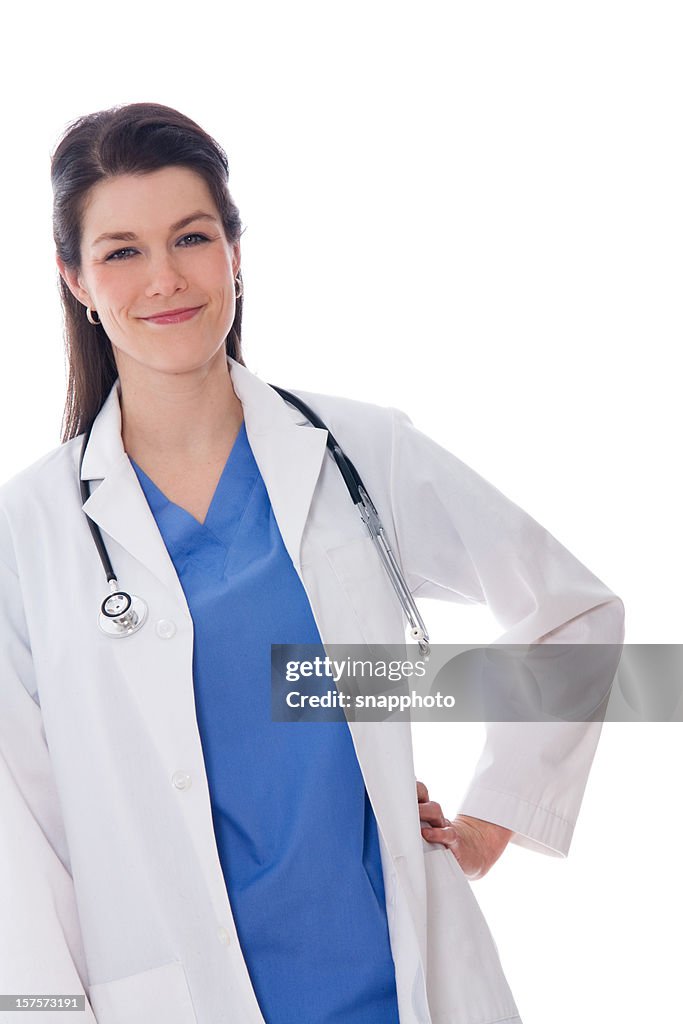 Female Medical Professional Doctor or Nurse