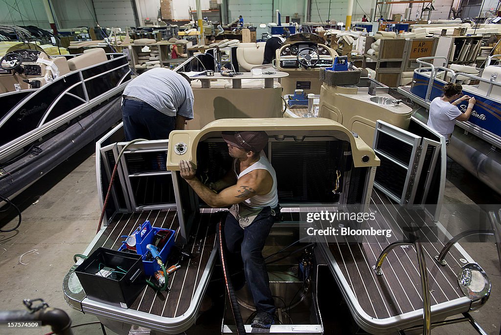 Boat Production At Nautic Global Group Ahead Of U.S. Factory Orders Data
