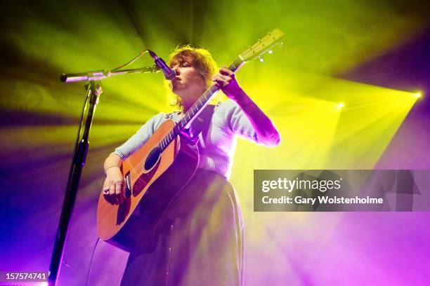 Martha Wainwright performs on stage at HMV Ritz on December 4, 2012 in Manchester, England.