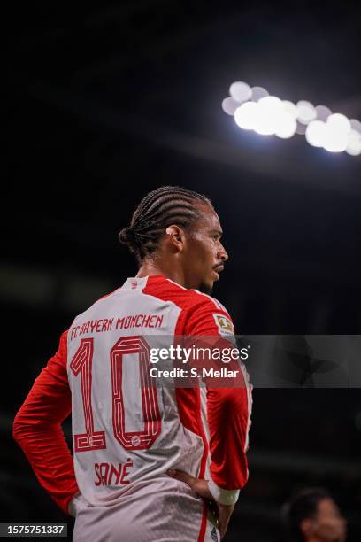 Leroy Sane, player of FC Bayern München during the preseason friendly match between Manchester City and Bayern Muenchen at National Stadium on July...