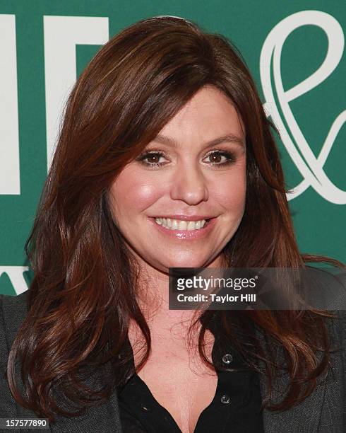 Author Rachael Ray attends a signing of her book "My Year in Meals" at Barnes & Noble Union Square on December 4, 2012 in New York City.