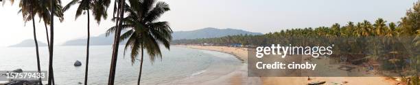 palolem beach xxxl (100 megapixel) - goa beach bildbanksfoton och bilder