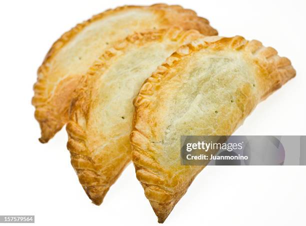 tres empanadas - empanadas fotografías e imágenes de stock