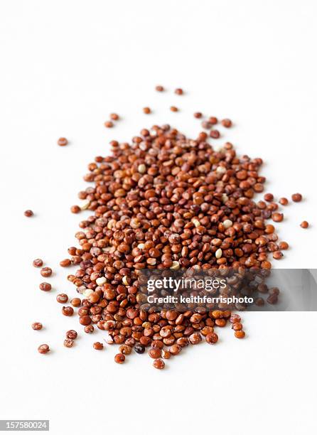 red quinoa - quinoa stock pictures, royalty-free photos & images