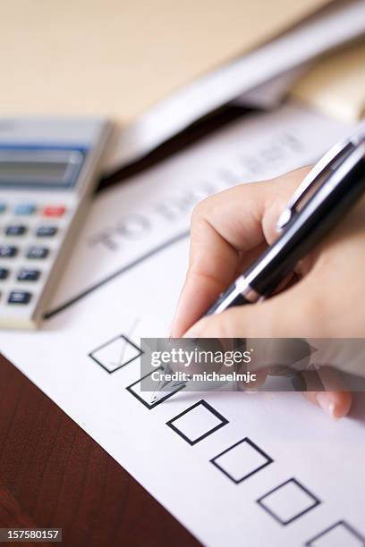 Checked Off Report 14 Checked Off List Stock Photos, High-Res Pictures, and Images - Getty ...