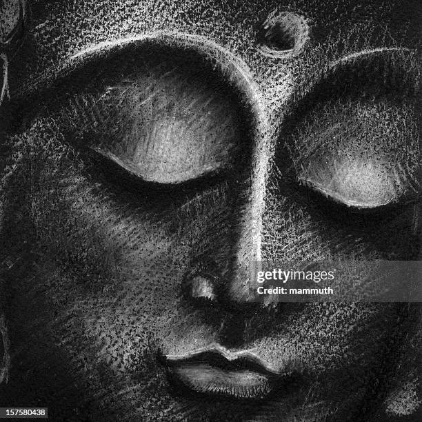 buddha face - buddha stock pictures, royalty-free photos & images