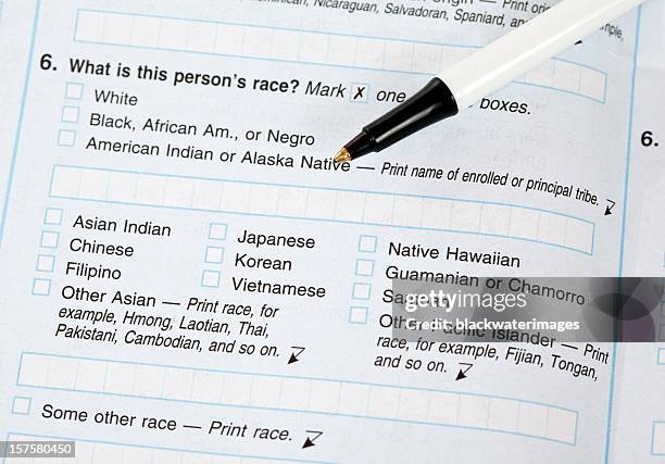 us census form - census stock pictures, royalty-free photos & images