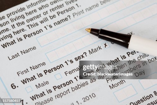 Census Style Form Us Census Form High-Res Stock Photo - Getty Images