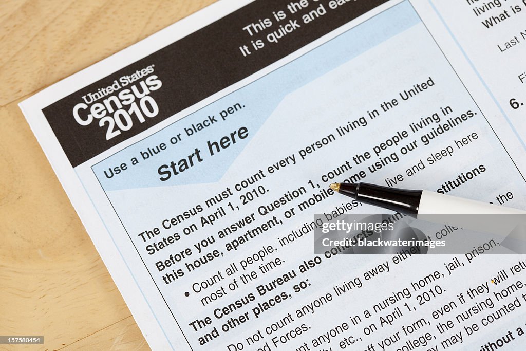 Us Census Form High-Res Stock Photo - Getty Images
