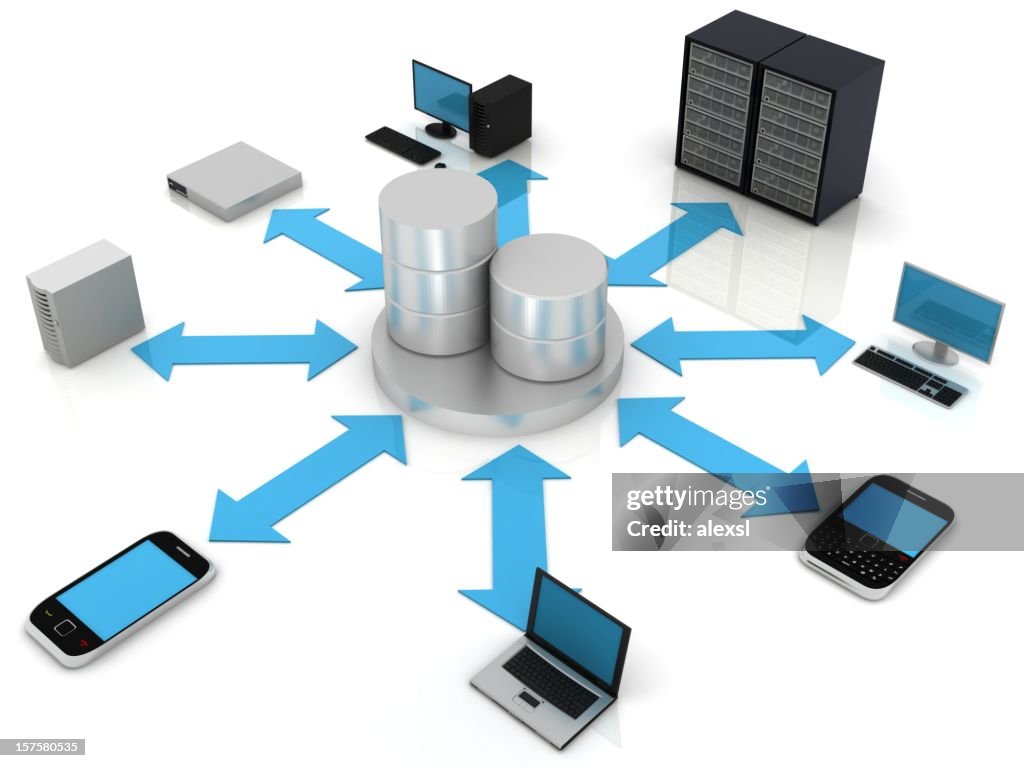Computer Network Database High-Res Stock Photo - Getty Images