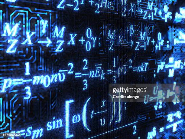 formulas background - mathematics stock pictures, royalty-free photos & images