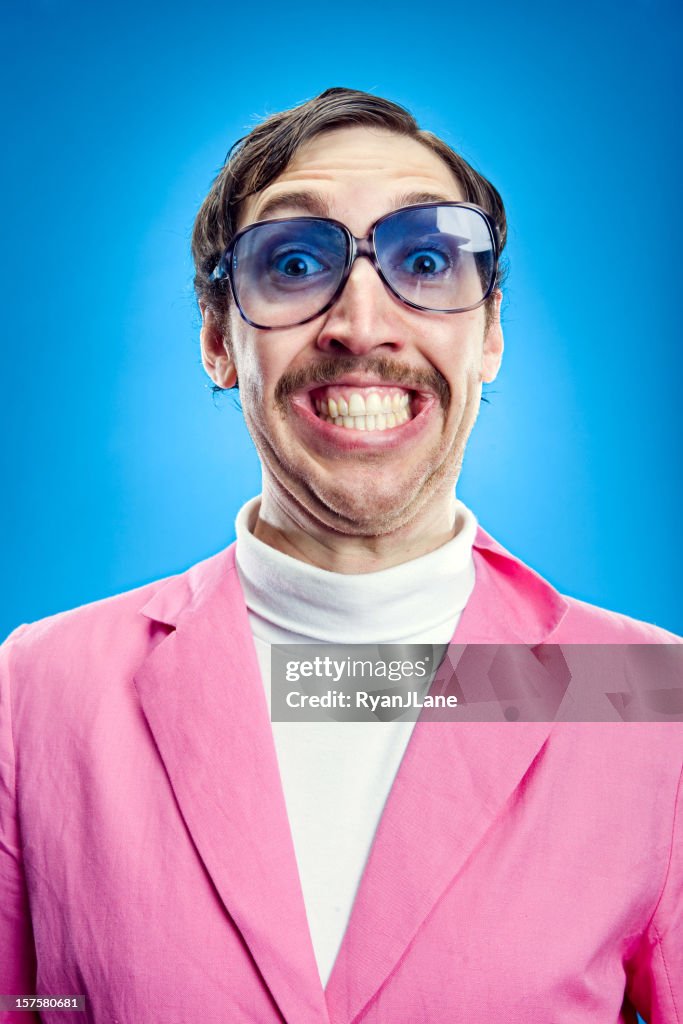 Goofy Pastel Retro Man